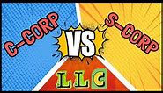 LLC Vs C-Corporation Vs S-Corporation - Differences & Tax Saving? (Best Business Structure & Entity)