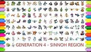 Coloring all Generation 4 Pokemon