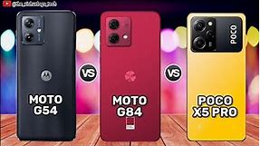 Moto G54 vs Moto G84 vs Poco X5 Pro || Comparison⚡Price, Review ⚡1st Impression🔥