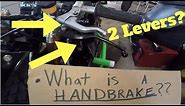 2 LEVERS ON HANDLE BAR!? Stunt Hand Brakes Explained!