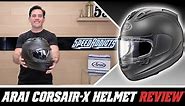 Arai Corsair-X Helmet Review at SpeedAddicts.com