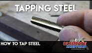 How to tap steel | tapping steel | ultimatehandyman
