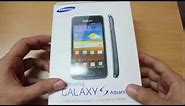 Samsung Galaxy S Advance Unboxing & first looks