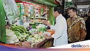 Cek Harga Sembako di Pasar Wonogiri, Jokowi: Harga Baik, Agak Naik Beras