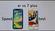 iPhone xr vs iphone 7 plus speed test! in 2024 iphone 7 plus vs iphone xr ‎@TechWisely 