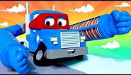 The radiator truck - Carl the Super Truck - Car City ! Cars and Trucks Cartoon for kids