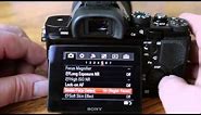 Sony A7 Review, Menus Explained, Camera Set-up, Sample Video, and More..