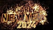 Happy New Year 2024 Background Video Hd || Happy New Year 2024 Video Background effects Hd