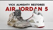 Vick Almighty Restores COOKED Air Jordan 5 With Reshoevn8r