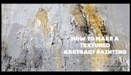 EASY & SIMPLE TEXTURED ABSTRACT PAINTING DEMONSTRATION | ACRLYIC PAINTING | Art By Rajan Seth |