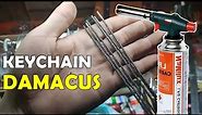 How to make damascus steel | damascus steel craft keychain