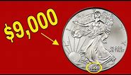 Rare 1999 Silver American Eagle coins worth money - Coins to look for! Coin collecting silver coins!