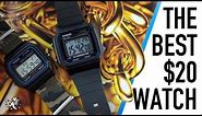 Rebirth Of A Classic - The $20 Larger Casio F91W - W217H Watch Review