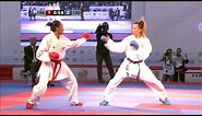 Ana LENARD vs Lucie IGNACE. FINAL Female Kumite -61kg. European Karate Championships 2015