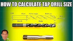 HOW TO CALCULATE TAP DRILL SIZE | Machine Shop Theory