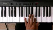 "D" Minor Scale On Piano - Piano Scale Lessons (Right and Left hand)