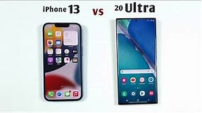 iPhone 13 vs Samsung Note 20 Ultra | SPEED TEST