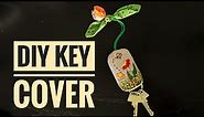 How to sew diy key cover | fabric key holder | key holder pouch