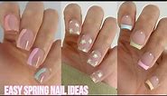 EASY SPRING PASTEL NAIL IDEAS! | spring nail polish colors nail art compilation