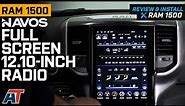 2019-2022 RAM 1500 Navos Full Screen 12.10-Inch OE-Style Radio Review & Install