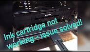 Canon MX922 ink cartridge issue fixed