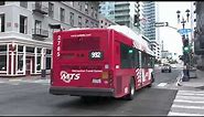 San Diego MTS Bus - New Flyer XN60 Route 7 #1816, Gillig Low Floor CNG 40' Route 992 #2785