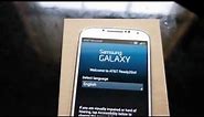 AT&T Samsung Galaxy S4 Unboxing