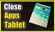 How to Close Apps on Amazon Fire HD 10 Tablet (Easy Tutorial)