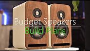 DIY Budget Bookshelf / Desktop Speakers // Build Plans
