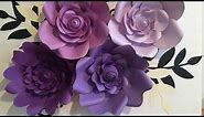 How To Make Purple Paper Flowers
