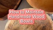 How to Maintain Handcrafted Wooden Salad Bowls #salad #saladsofinstagram #woodbowls #woodbowlcare #handcrafted #recycledwood #doingdishes | The Salad Lab