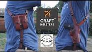 Craft Holsters Leather Shoulder Holster made by Falco Holsters