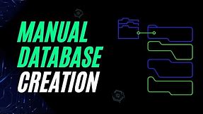 How to create database manually in oracle | manual db creation in oracle