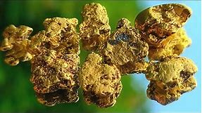 Gold Nuggets [Refining Raw Gold Into Pure Gold]