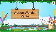 Action Words - Verbs | English Grammar & Composition Grade 1 | Periwinkle
