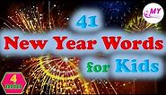 Vocabulary | Happy New Year - New Year Words For Kids | Learning English