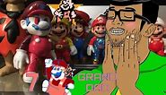 7 grandad Mario (Custom!) World of Nintendo toys custom mario bootleg game.