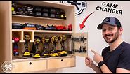 A Better DIY Drill Charging Station | Shop Organization
