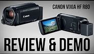 Canon Vixia HF R80 Camcorder Review & Demonstration
