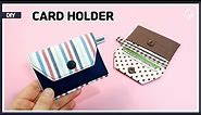 DIY scrap fabric idea! Make a card wallet in 5 minutes / sewing tutorial [Tendersmile Handmade]