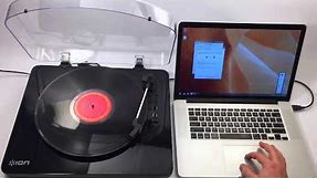 ION USB Turntables - listening through your computer speakers