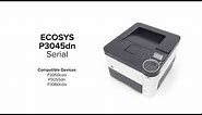 KYOCERA ECOSYS P3045dn Printer – serial number