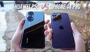 Huawei P50 vs iPhone 14 Pro comparison! (HarmonyOS 3.0 vs iOS 16!)
