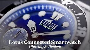 Lotus Connected Hybrid Smartwatch (18800/3) Unboxing & Review | Watch Pilot