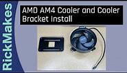 AMD AM4 Cooler and Cooler Bracket Install