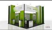 3 in 1 Exhibition Stand Design Ideas using Creeya™ Custom Modular Exhibition Stand