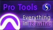 Pro Tools - Tutorial for Beginners in 13 MINUTES! [ COMPLETE ]