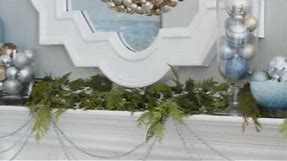 Christmas Mantel Decor in 3 Steps