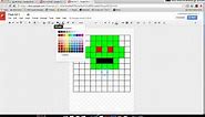 Using a 10x10 Grid to Make Pixel Art and Teach Math