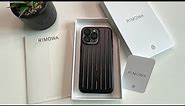 RIMOWA IPhone 13 Pro case - Polycarbonate Matte Black Unboxing@Lux_Tech,@RIMOWA1898